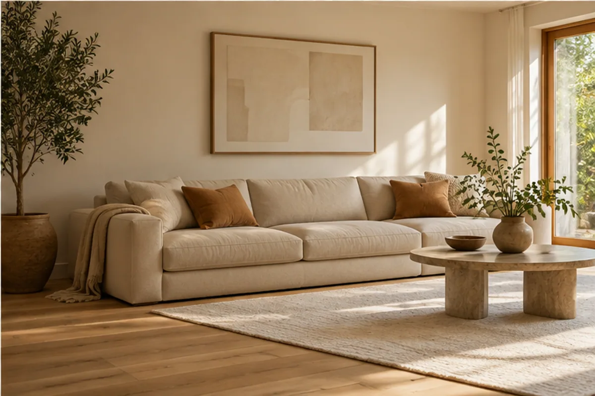 Sofa and home living selection